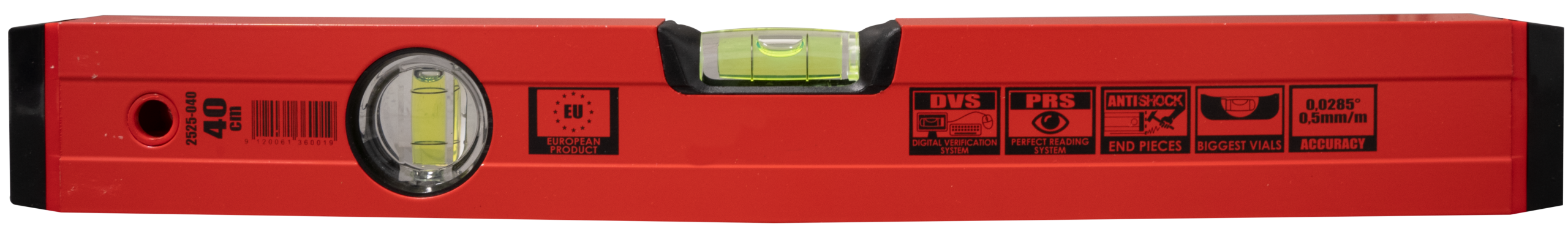 Waterpas 400 mm Rood