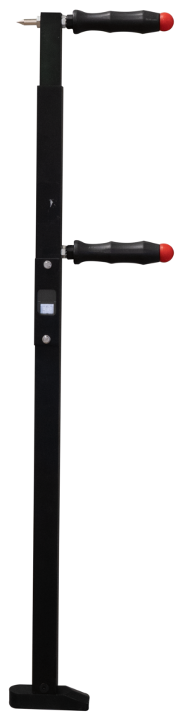 Meterpeil / stamper 1 M - voet 6 cm - ALU