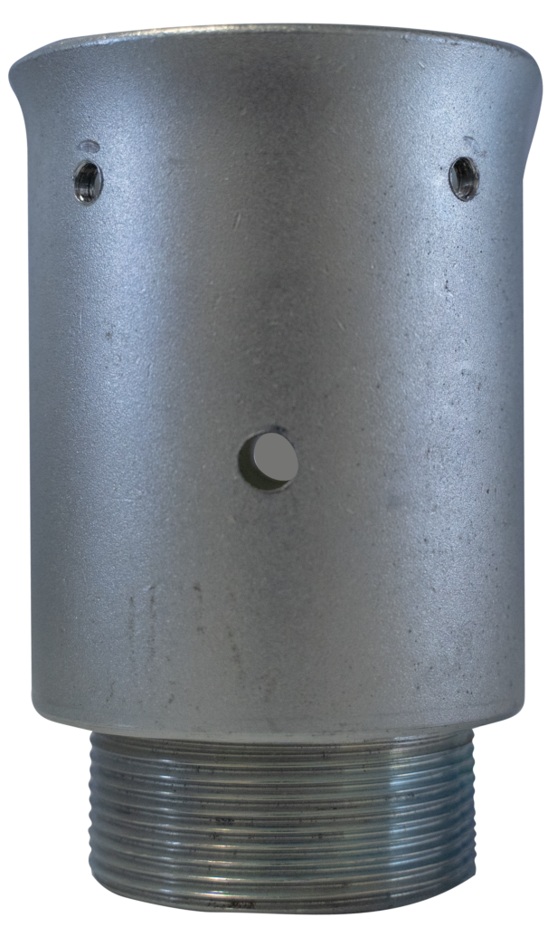 Slangtule 2½" - BU. 2" - voorgeboorde gaten