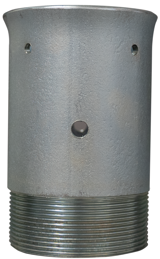 Slangtule 2½" - BU. 2½" - voorgeboorde gaten